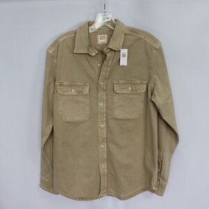 NWT Old Navy Tan Button-Up Shirt